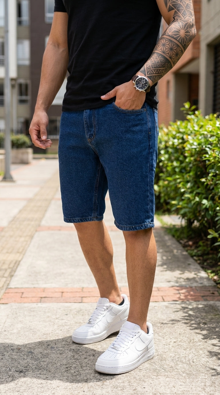 Bermuda Azul Hombre 555004