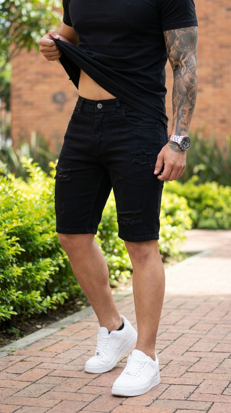 Bermuda  Negra Hombre 150208